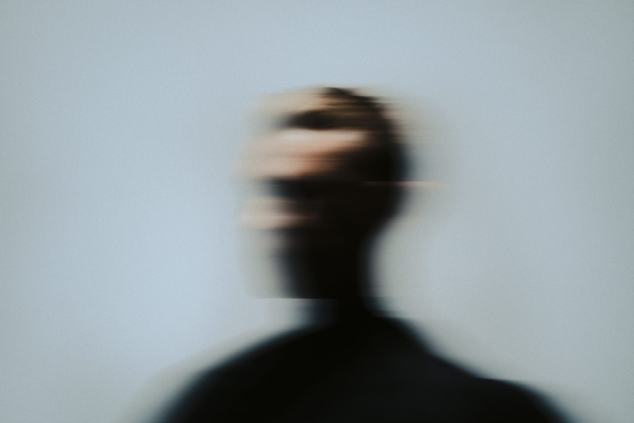 A client in the chair, out of focus